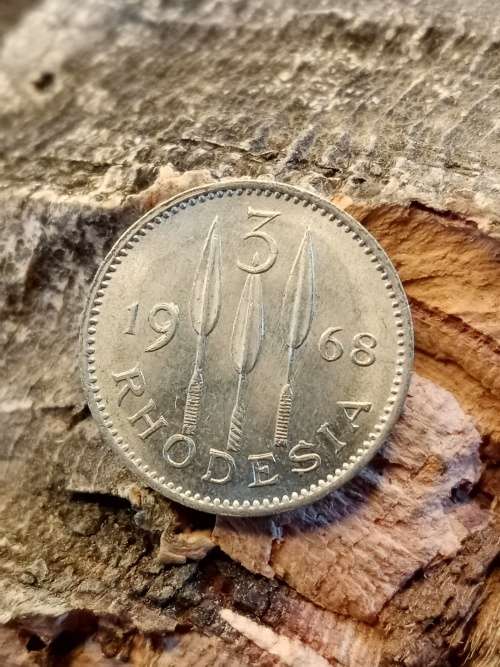 Rhodesia 1968 Threepence