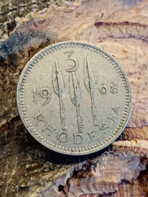 Rhodesia 1968 threepence