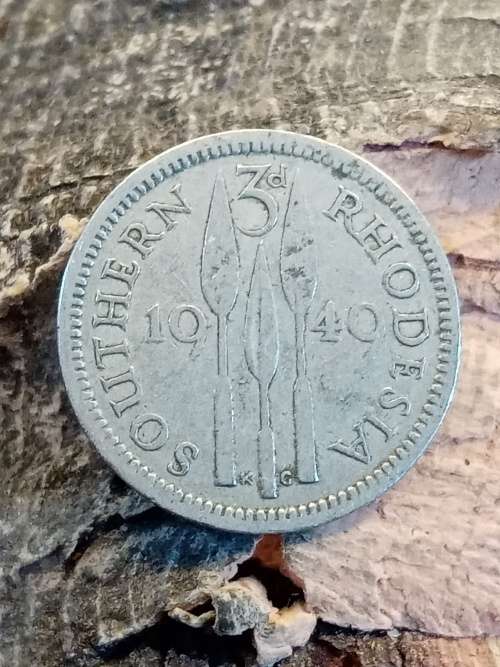Southern Rhodesia 1949 threepence