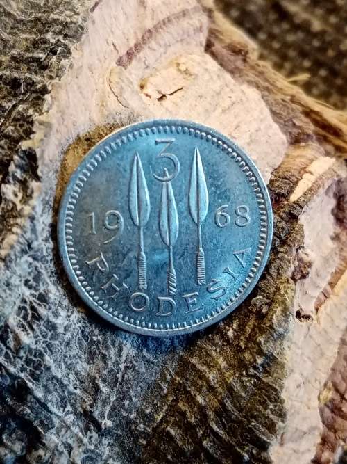 Rhodesia 1968 threepence