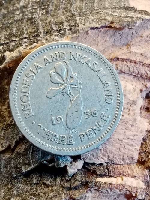 Rhodesia and Nyasaland 1956 Threepence