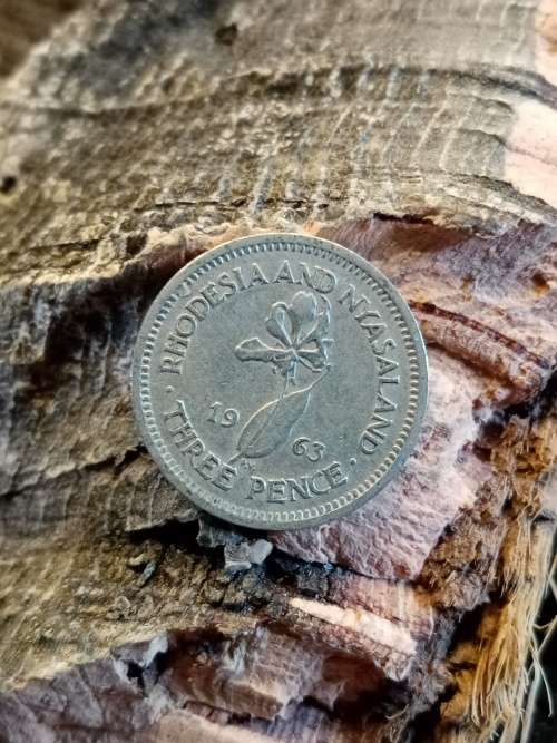 Rhodesia and Nyasaland 1963 Threepence