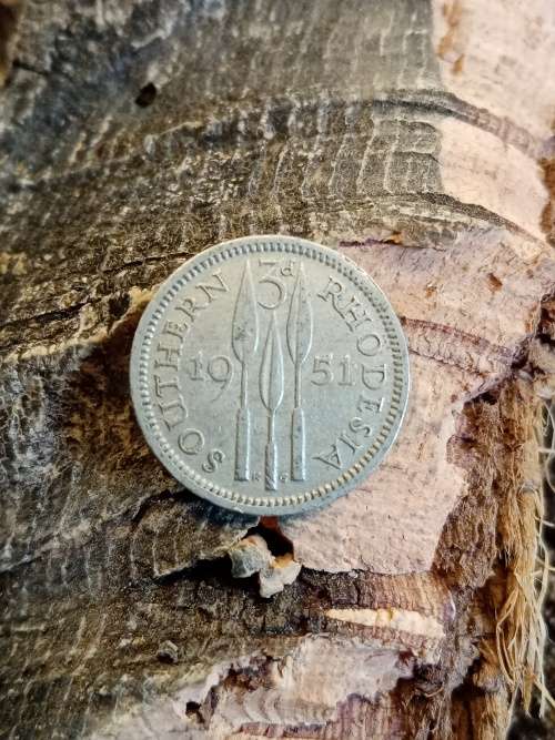 Southern Rhodesia threepence 1951