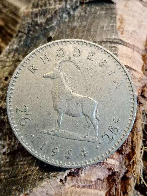 Rhodesia 2`6 25 cents 1964