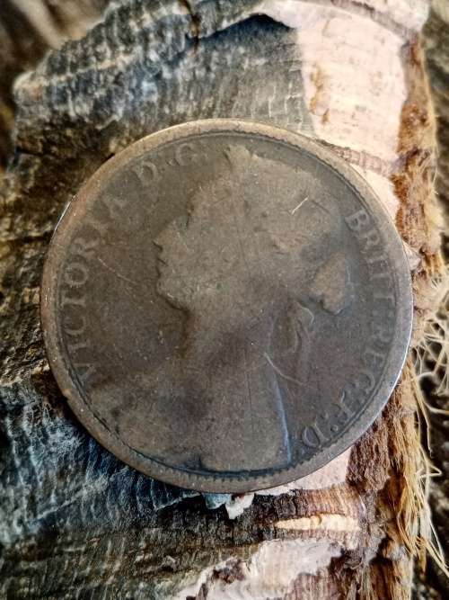 Old penny 1874