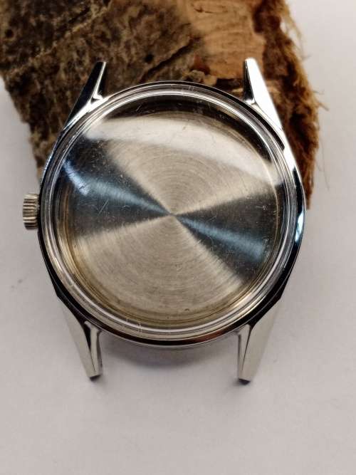 New old stock LANCO watch case crystal intact Size: 34mm ex crown