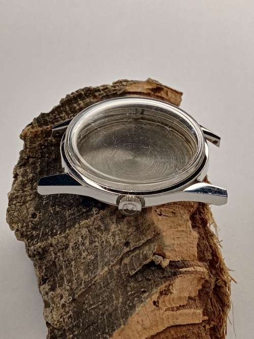 New old stock LANCO watch case crystal intact Size: 34mm ex crown