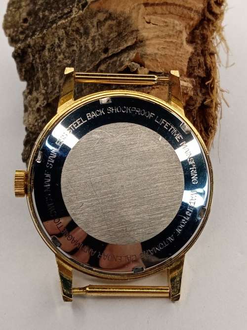 New old stock watch case crystal intact Size: 34mm ex crown
