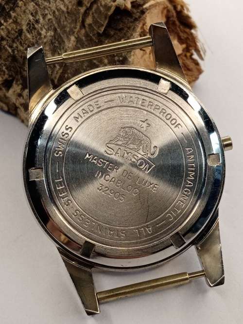 New old stock watch case crystal intact Size: 34mm ex crown