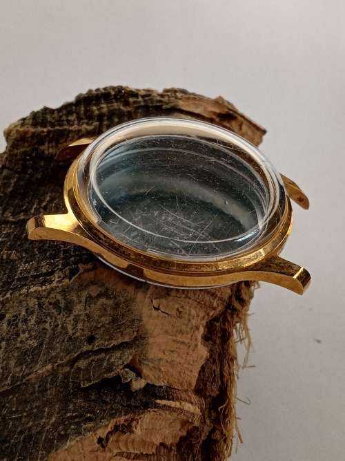 New old stock watch case crystal intact Size: 37mm ex crown