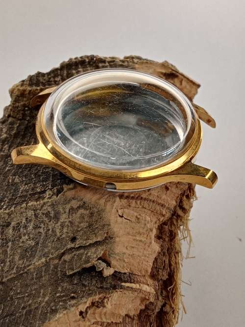New old stock watch case crystal intact Size: 37mm ex crown
