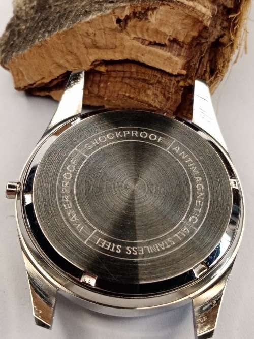New old stock watch case crystal intact Size: 34mm ex crown