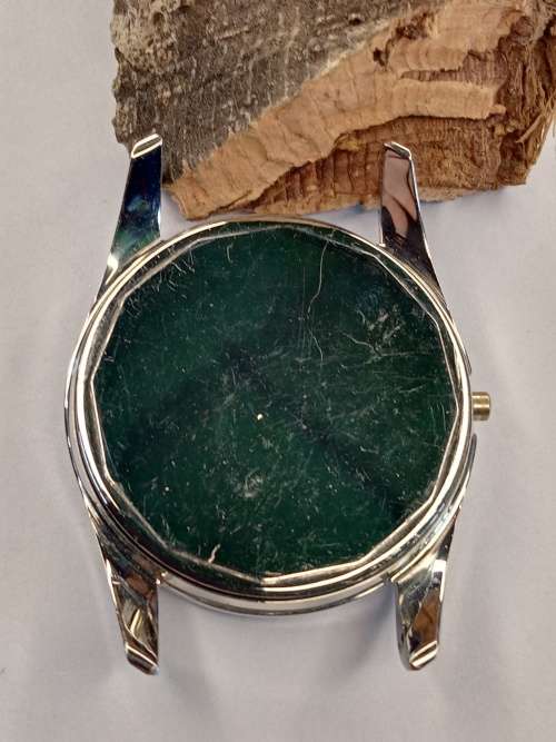 New old stock watch case crystal intact Size: 34mm ex crown