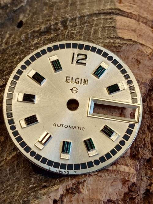 Elgin Automatic New old stock watch dials 25mm