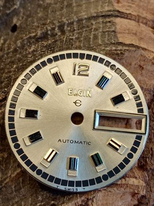 Elgin Automatic New old stock watch dials 25mm