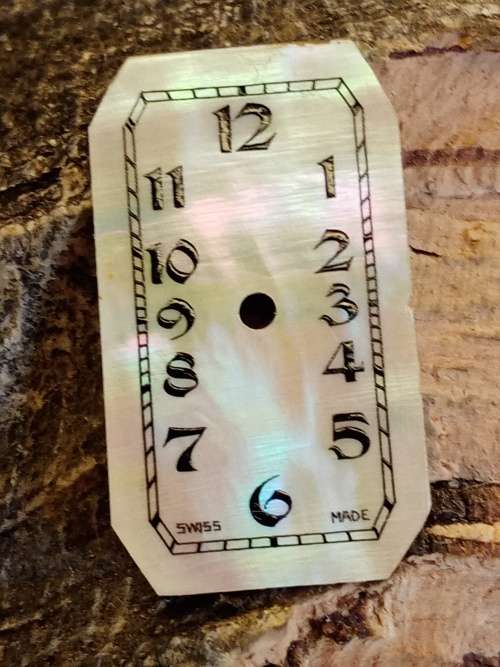 New old stock watch dials lenght: 24mm width: 14mm