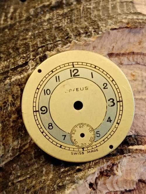 New old stock watch dial 19mm