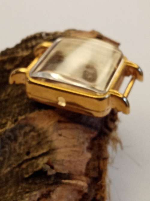 Square new old stock watch cases 26mm crystal intact