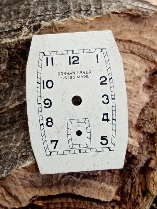 Roshan Lever New old stock watch dials lenght: 24mm width: 17mm