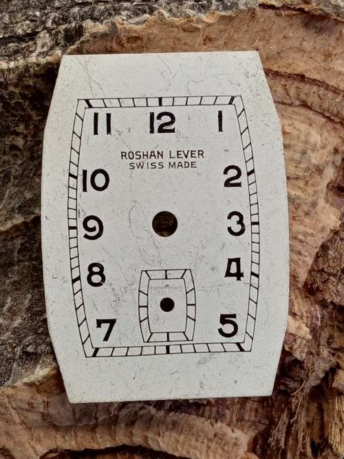 Roshan Lever New old stock watch dials lenght: 24mm width: 17mm