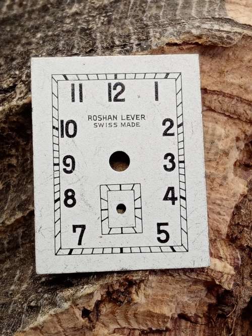 Roshan Lever New old stock watch dials lenght: 22mm width: 17mm