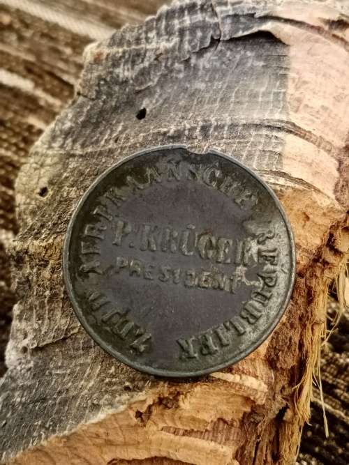 Paul Kruger President Medallion REF: AM 182 Hern 410 ME South Africa Republic 11 Laidlow 0063