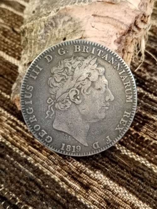 1819 Georgius III D:G: Brittaniarum REX F:D: 37mm