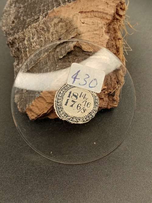 Domed pocket watch crystal thick size: 430