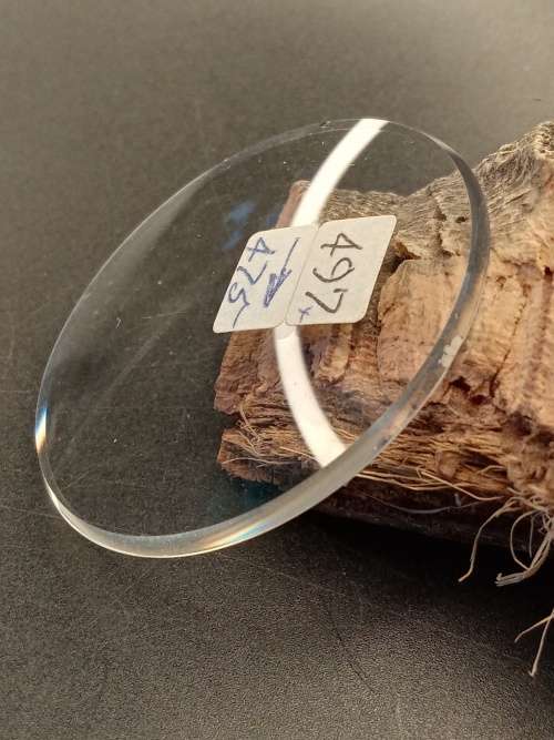 Domed pocket watch crystal thick size: 497