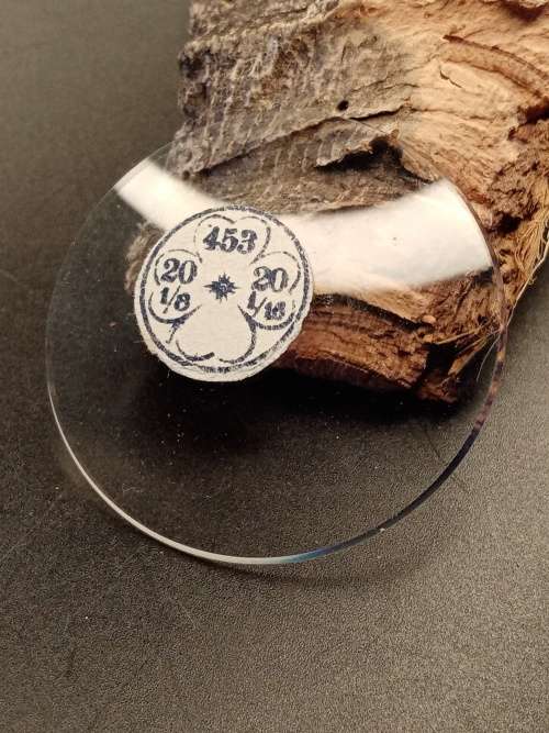 Domed pocket watch crystal thick size: 453