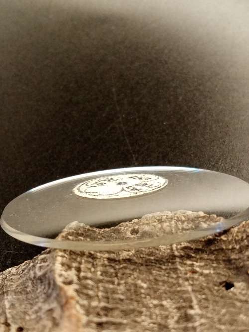 Domed pocket watch crystal thick size: 453
