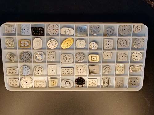 New old stock watch dials 50 watch dials
