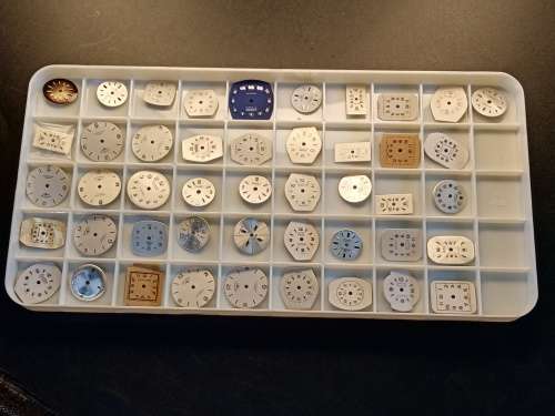 New old stock watch dials 46 watch dials