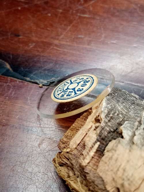 Domed pocket watch crystals Size:303