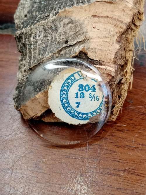 Domed pocket watch crystals Size:304