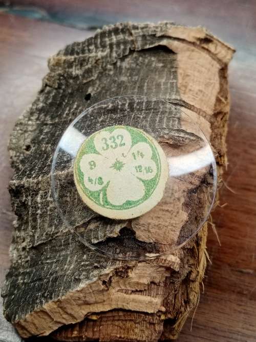 Domed pocket watch crystals Size:332