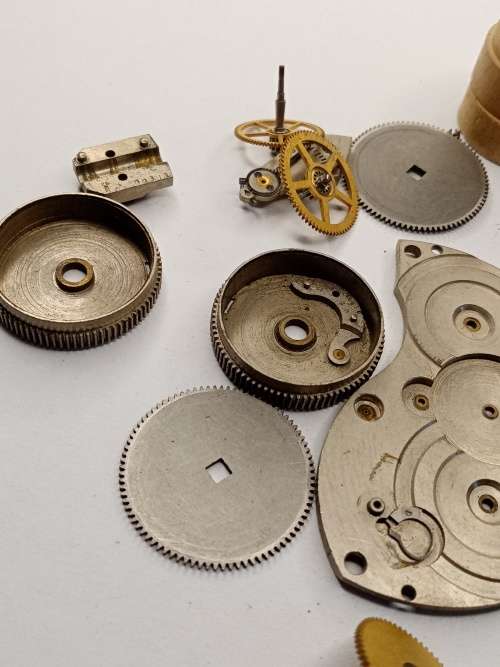 Pocket watch parts 8 days Elgin
