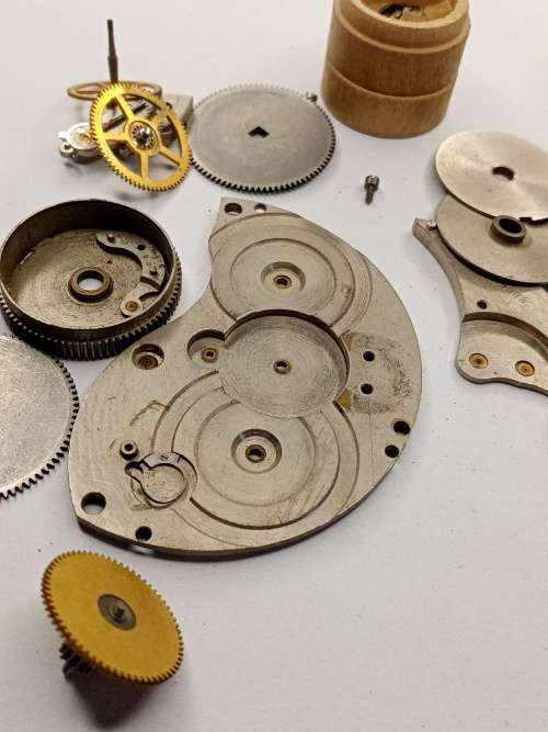 Pocket watch parts 8 days Elgin