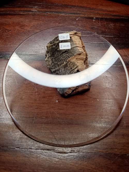 Clock glass