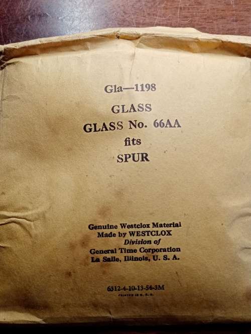 Clock glass