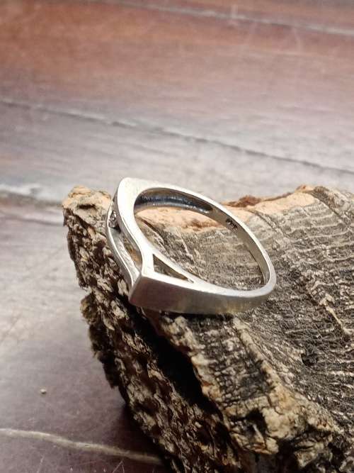 Sterling silver ladies ring Size: O.5 NO BOX!