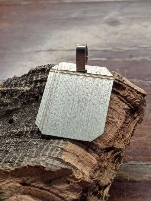 Sterling silver pendant 18mm by 23mm