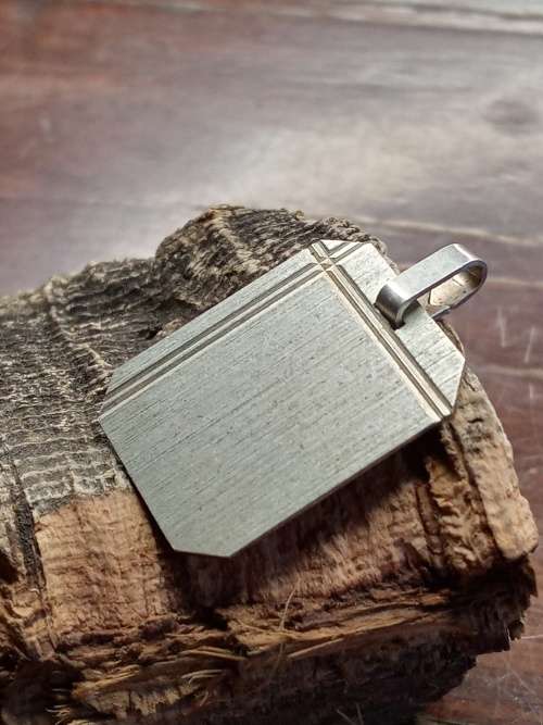 Sterling silver pendant 18mm by 23mm