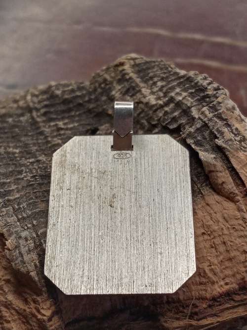 Sterling silver pendant 18mm by 23mm