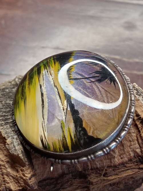 Butterfly wings brooch 39mm by 30mm