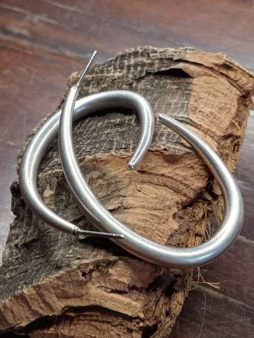 Solid sterling silver earrings