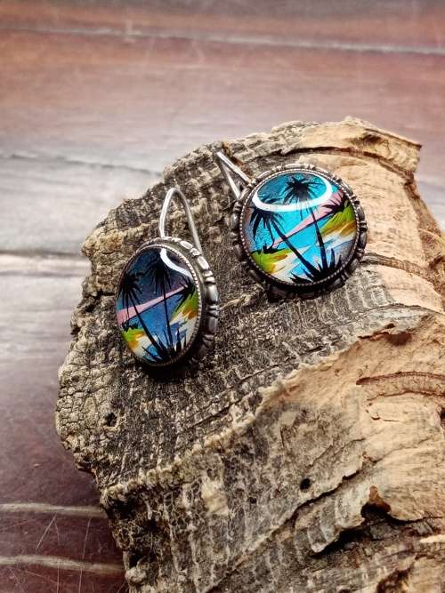 Butterfly wings earrings