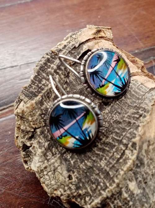 Butterfly wings earrings