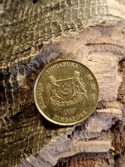 Singapore 5 cents 1997