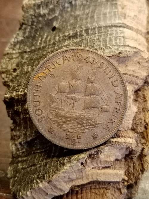 South Africa 1/2 D1943